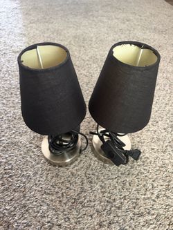 2 Small Table Lamps