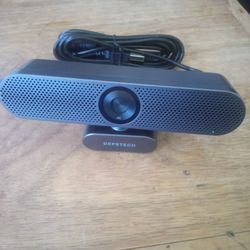 DEPSTECH DW50 PRO WEBCAM 4K ULTRA HD SONY SENSOR 3X ZOOM DUAL NOISE-CANCELLING MIC. AUTOFOCUS STREAMING 