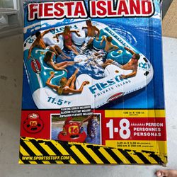 sportsstuff fiesta island 8-person inflatable