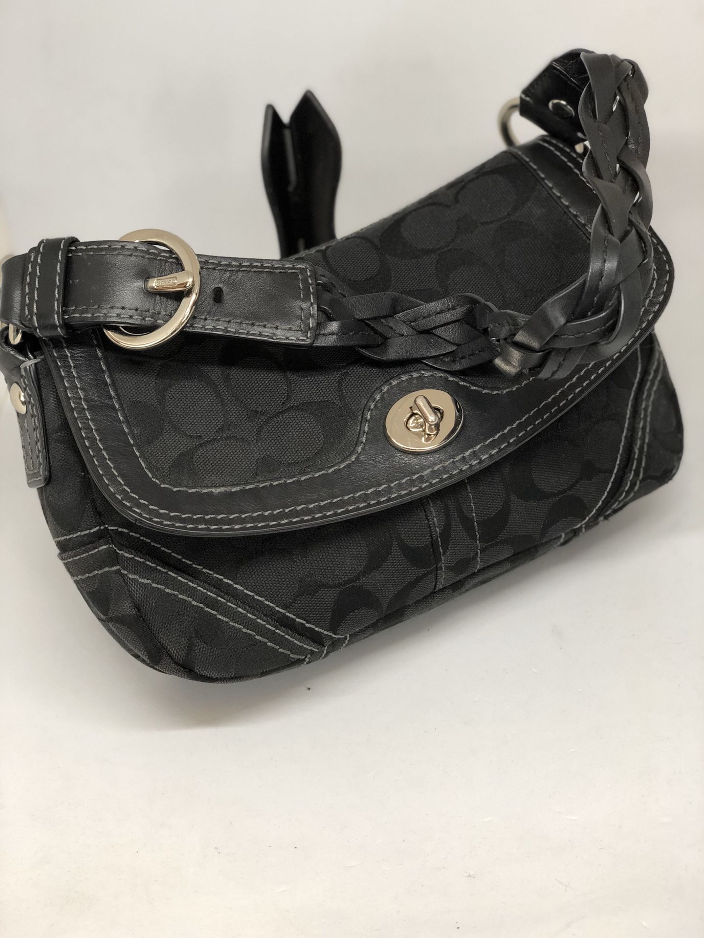 COACH Chelsea Black Hobo Shoulder Bag