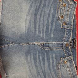 True Religion Women Jean Shorts 
