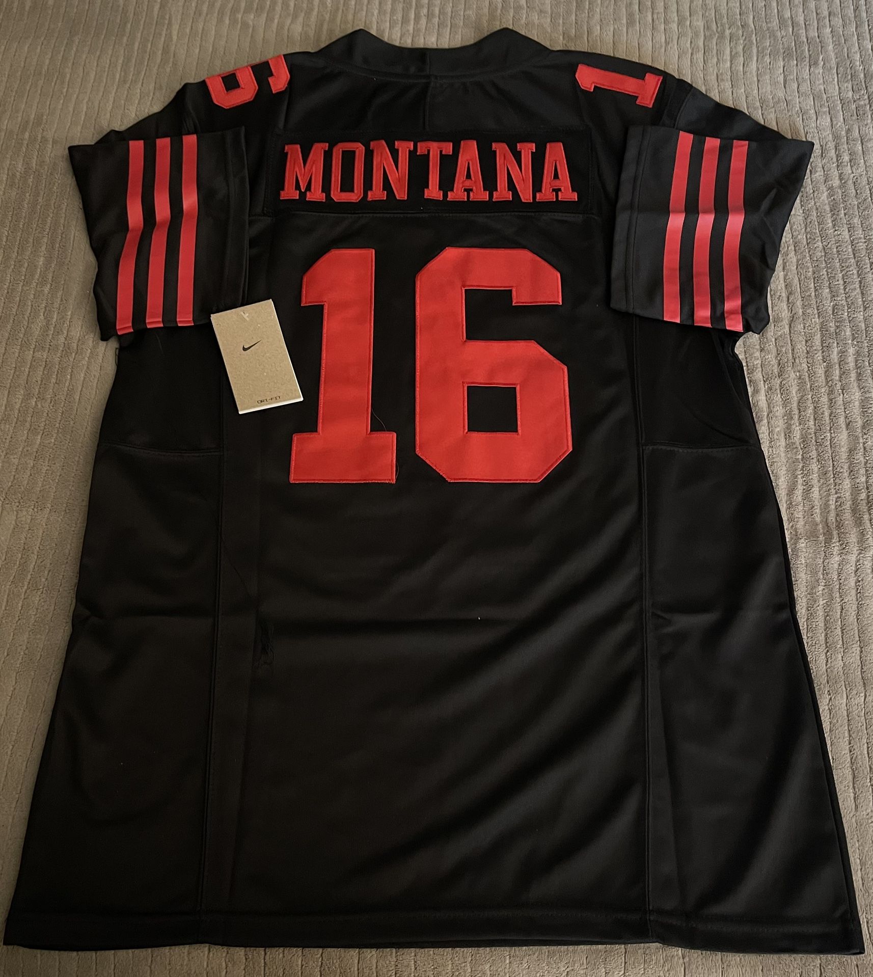 Montana Black 49ers Jerseys