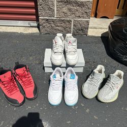 Sneaker Sale – Jordans, Yeezys, Forces – Various Sizes (See Images)