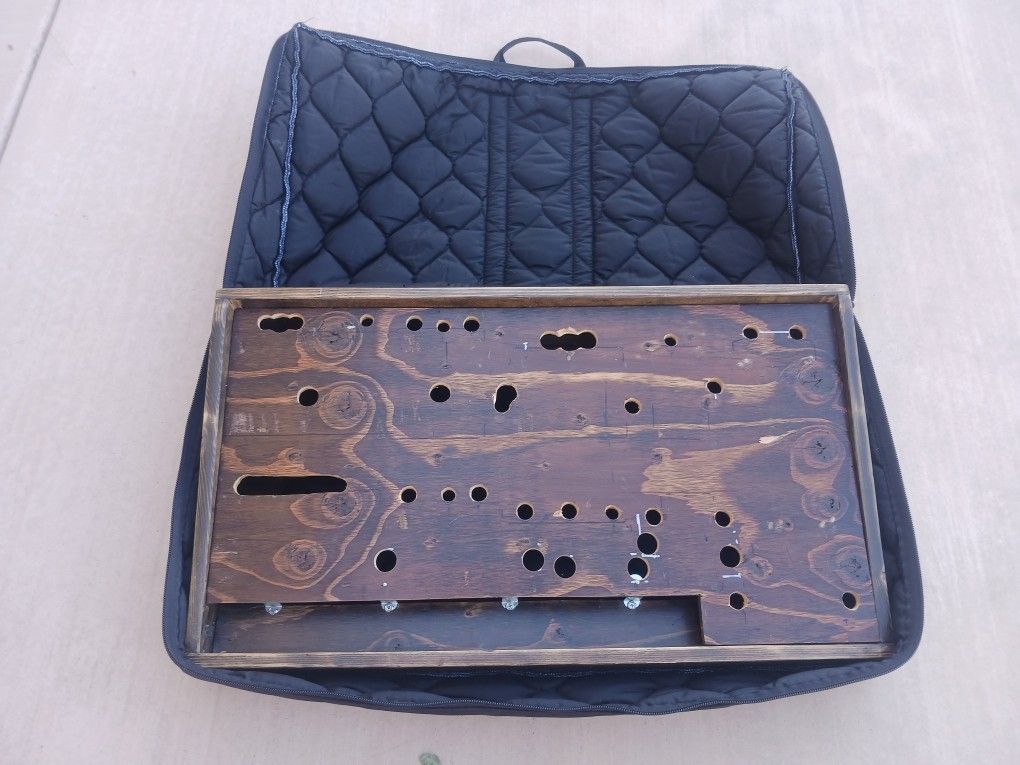 Custom Pedalboard w/ Soft Bag, Power Supply Input, and Guitar Send & Return
