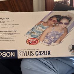 Epson Stylus C42UX Standard Inkjet Printer Original Package