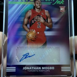 🔥🔥 Jonathan Mogbo Toronto Raptors NBA Hoops Rookie Ink ✍️ 🔥🔥