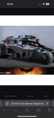 Bat Mobile Hot Toy