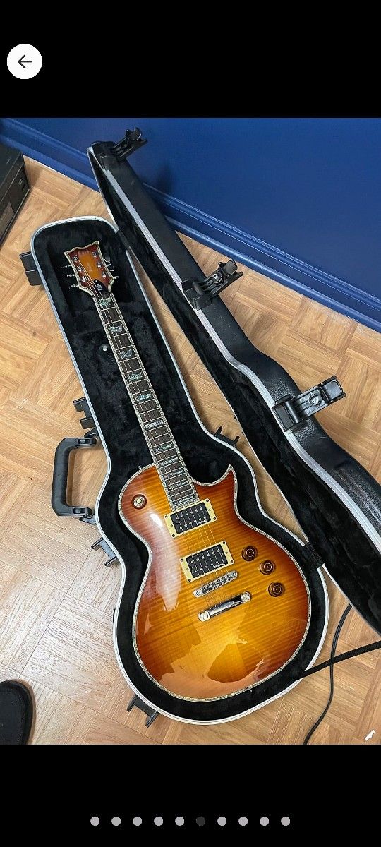 ESP LTD EC1000 Deluxe Amber Burst