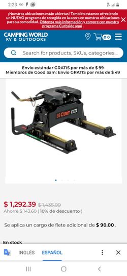 Q20 fifth Wheel Hitch with roller
