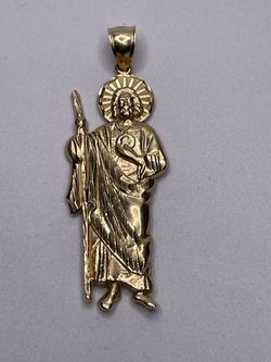 14 karat 4.6grams Saint Jude pendant
