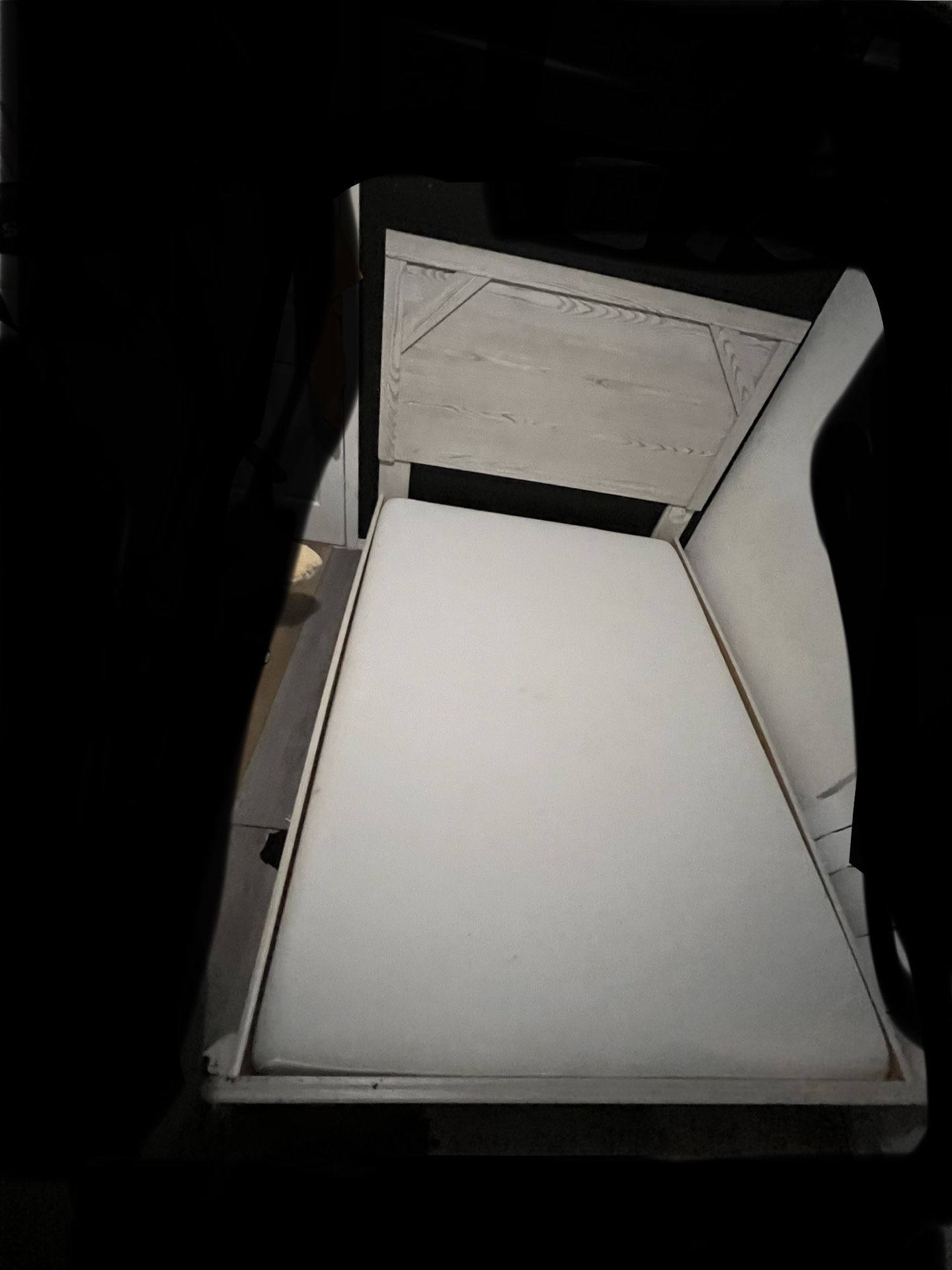 Full Sized Wooden Bed Frame.