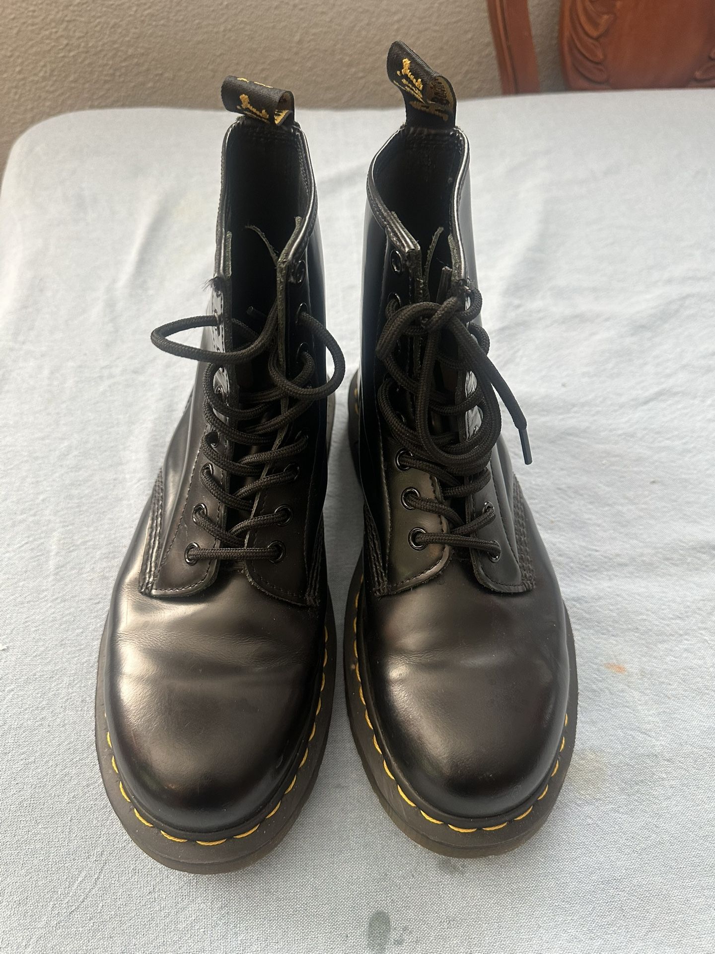 Dr. Martens Black Leather Boots