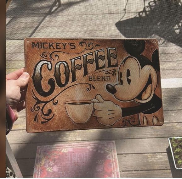 Mickey Mouse Disney Kitchen Sign