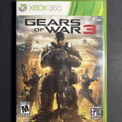 Gears of War 3 (Microsoft Xbox 360, 2011) Complete w/ Manual - CIB