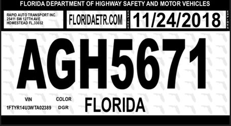 Tag and Registration