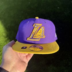New Era 7 5/8 Lakers Fitted