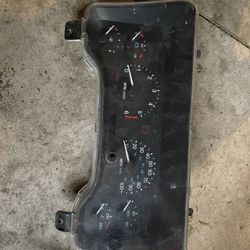 1(contact info removed) Jeep Wrangler Tj speedometer cluster