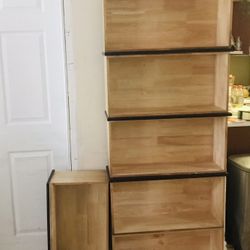 Wood Shelving 