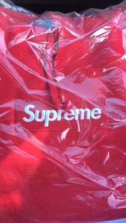 Red supreme box logo