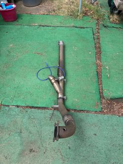 APR 3 inch catless downpipe with ECS exhaust cutout