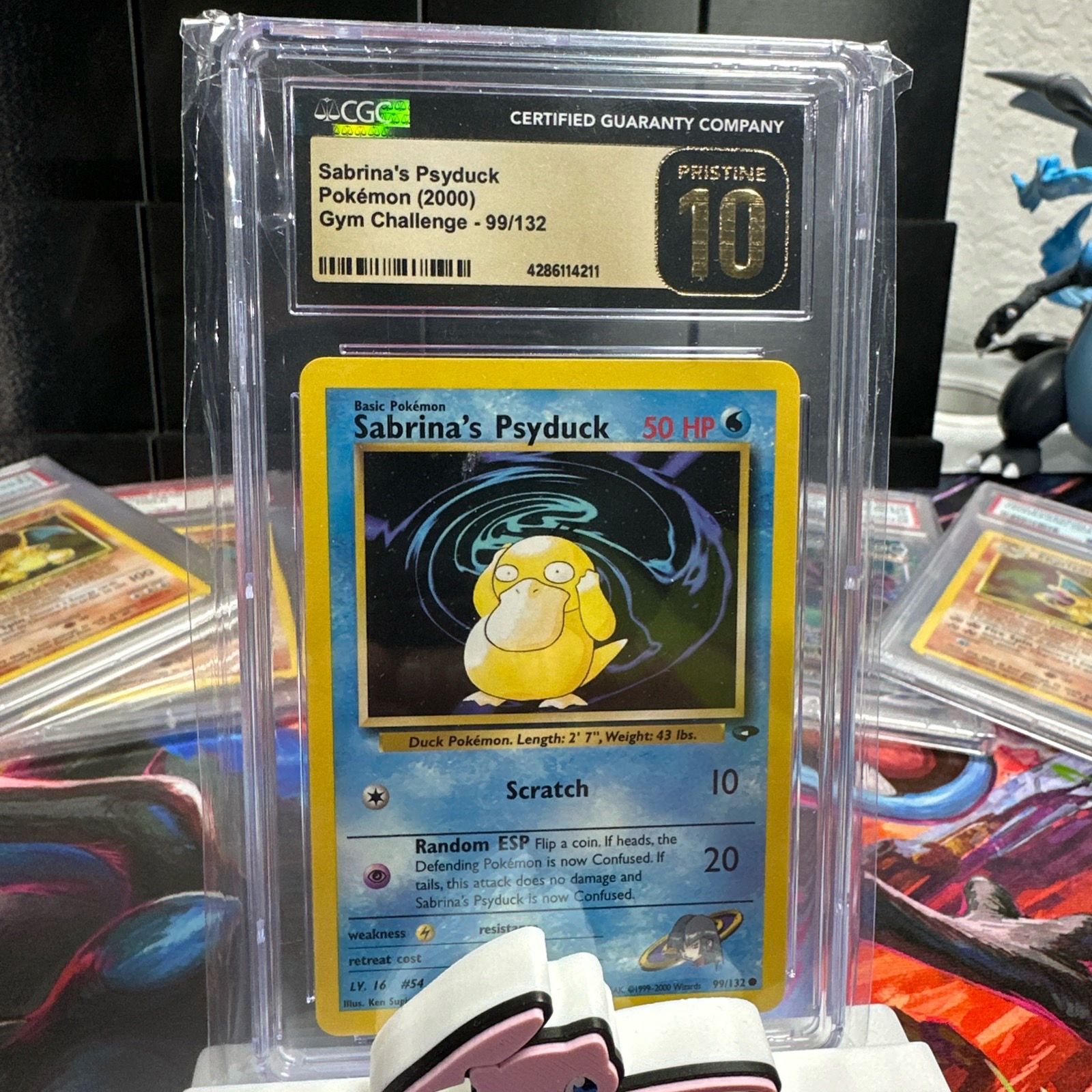 Sabrina’s Psyduck CGC Pristine 10 POP 7