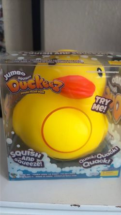 Jumbo Squishy Duckeez Dough Filled Duck Toy