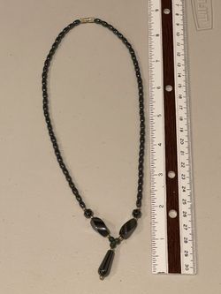 Hematite necklace