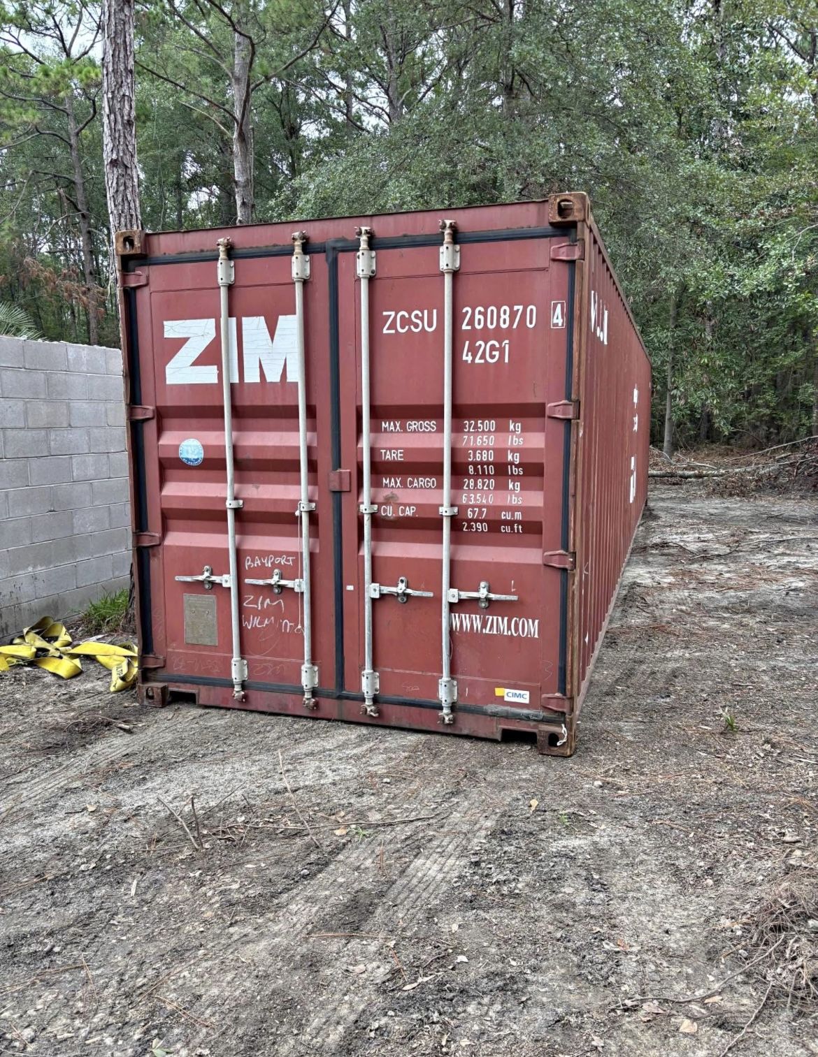 Pay At Delivery, Delivered To You Containers