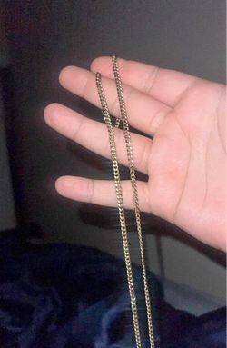 10k gold Cuban chain