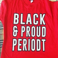 Black and Proud PERIODT shirt (S)