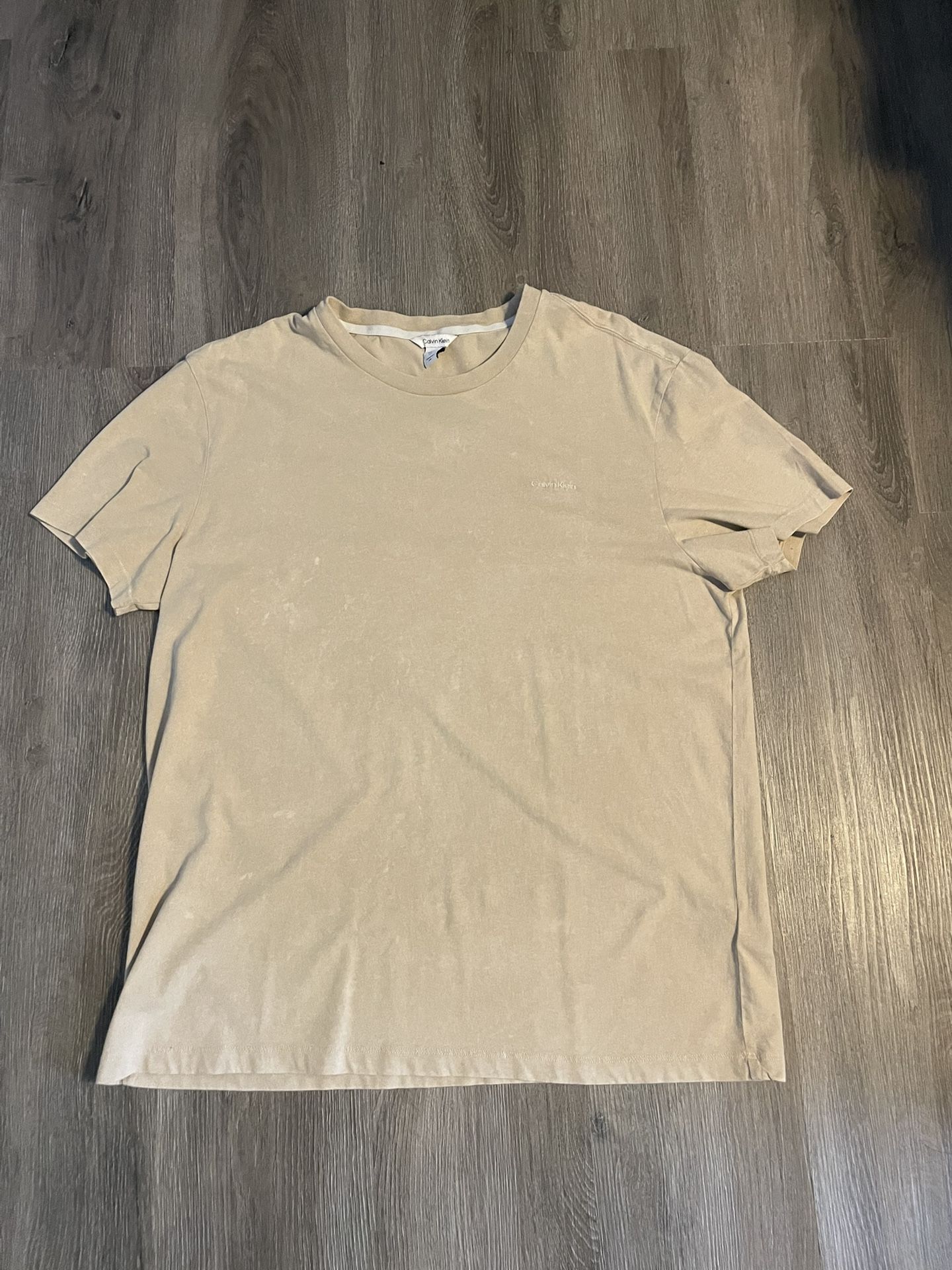 Y2K Tan Calvin Klein Casual t-shirt