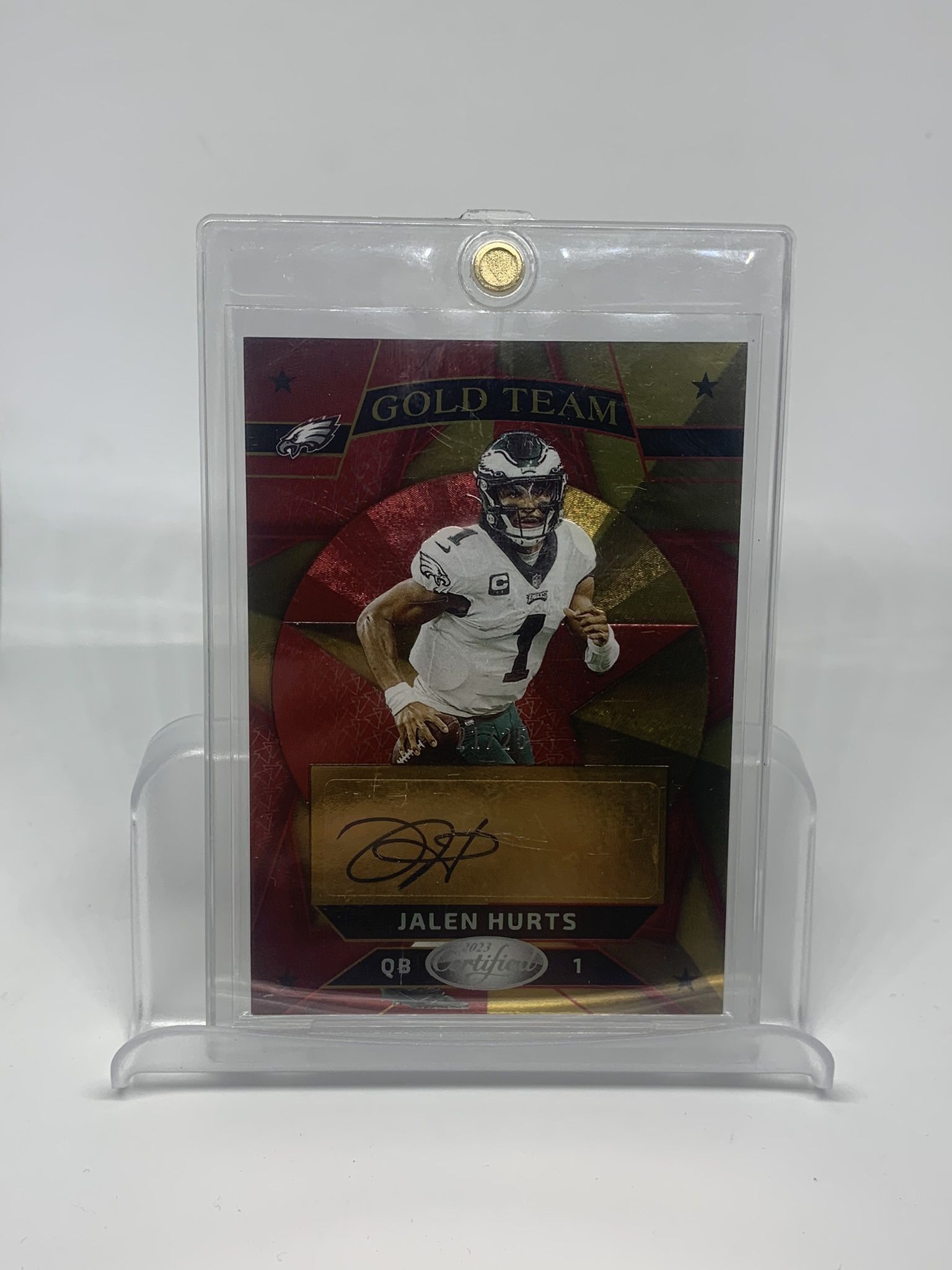 Philadelphia Eagles Jalen Hurts Autograph /25 Panini Certified