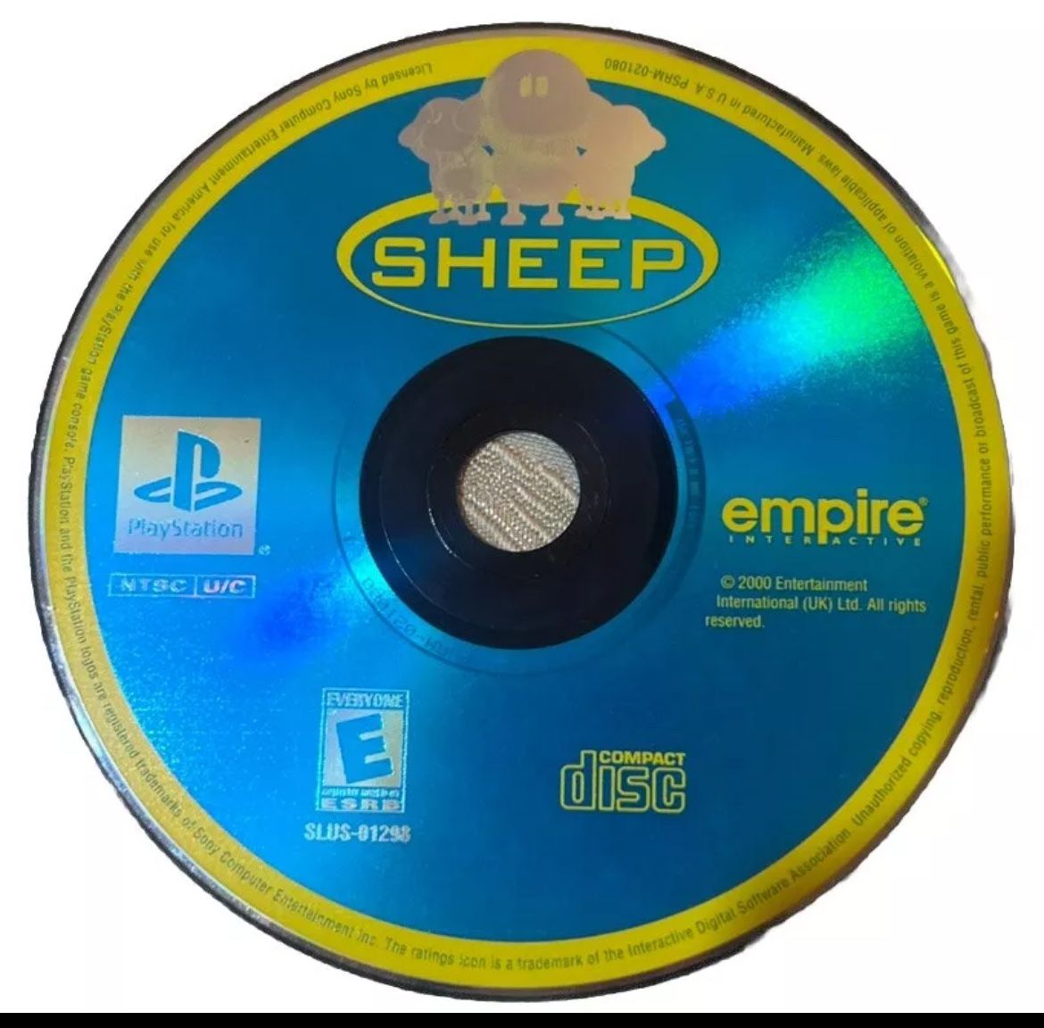 Sheep - Sony PlayStation 1 PS1 - Disc Only, Sold As Is