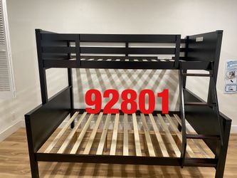 Twin/full $350 for bunk bed only. $550 with mattresses. Available in espresso and white  Assembly required. Assembly not included. Cash upon delivery 