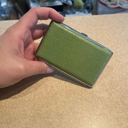 Mini Croc Wallet