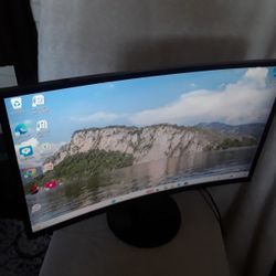 Samsung Curved Gaming Monitor 27" Inch 1800R Curved Screen, 100Hz, Game Mode, HDMI, VGA, USB (Year 2025)