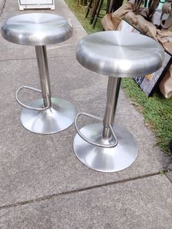 Chrome barstools