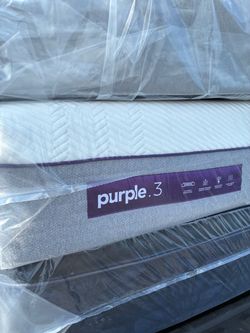Purple 3!!!  King Pillowtop set new in plastic free delivery in Atlanta