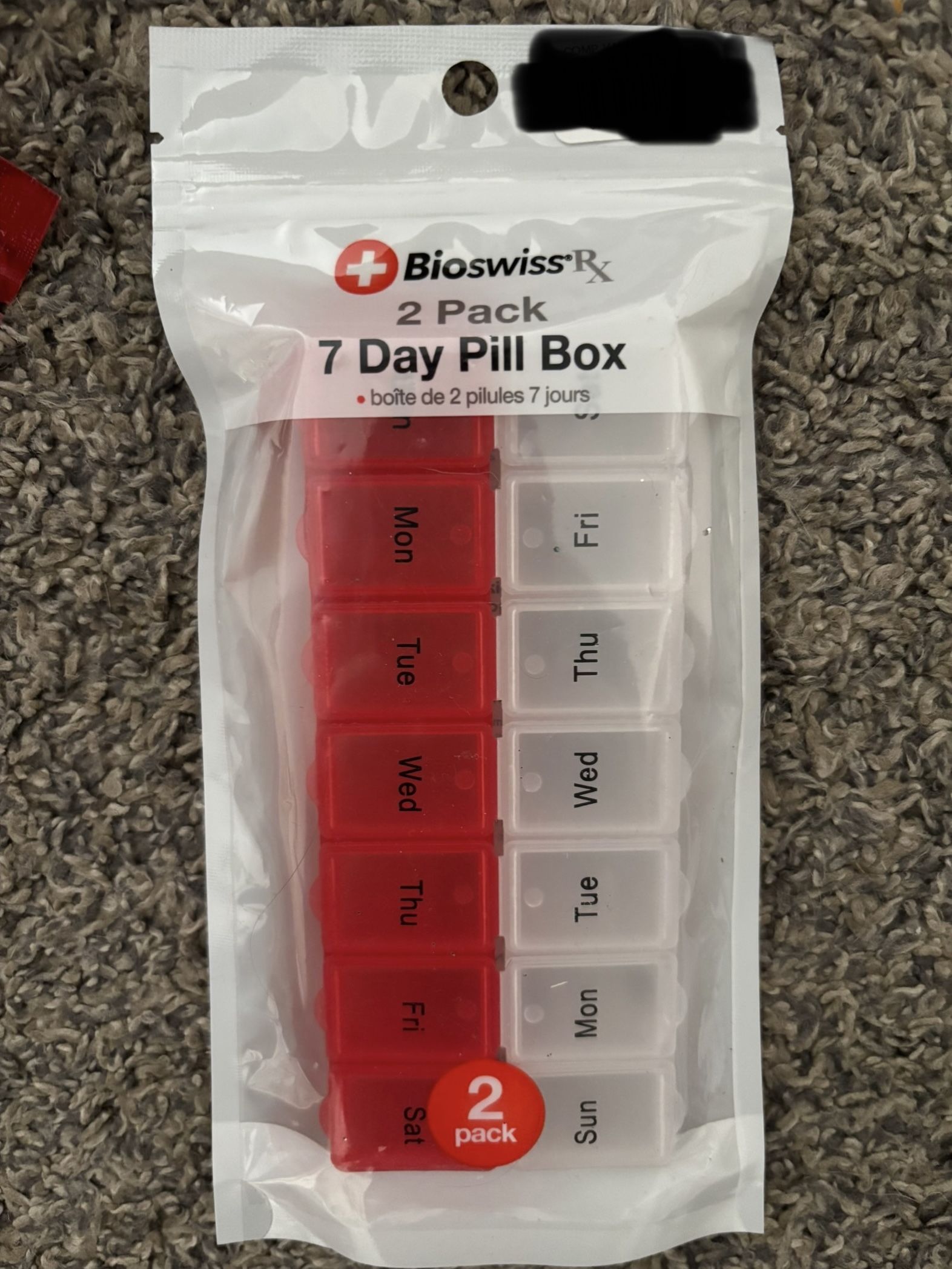 Pill Box 7 Day 2 Pack 