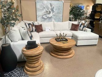 Contemporary Unique Round Coffee Table