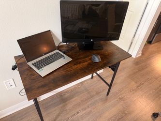 Folding Desk 40" Foldable Home Office Desk