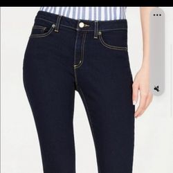 Michael Kors Ladies Izzy Shinny Mid Rise Jean 