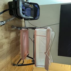 NEW Baby Bundle 👶🏽💕 Bassinet + Car Seat (CASH ONLY)