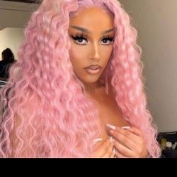Pink Beauty Lace Front Wig