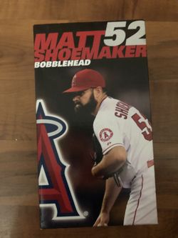 MLB Angels Baseball Matt Shoemaker Bobblehead