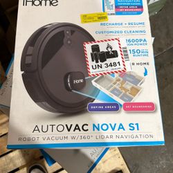 IHOME NOVA VACUUM $300 