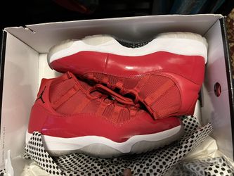 Worn Twice Size 11 Jordan Red Retro 11s Win Like 96