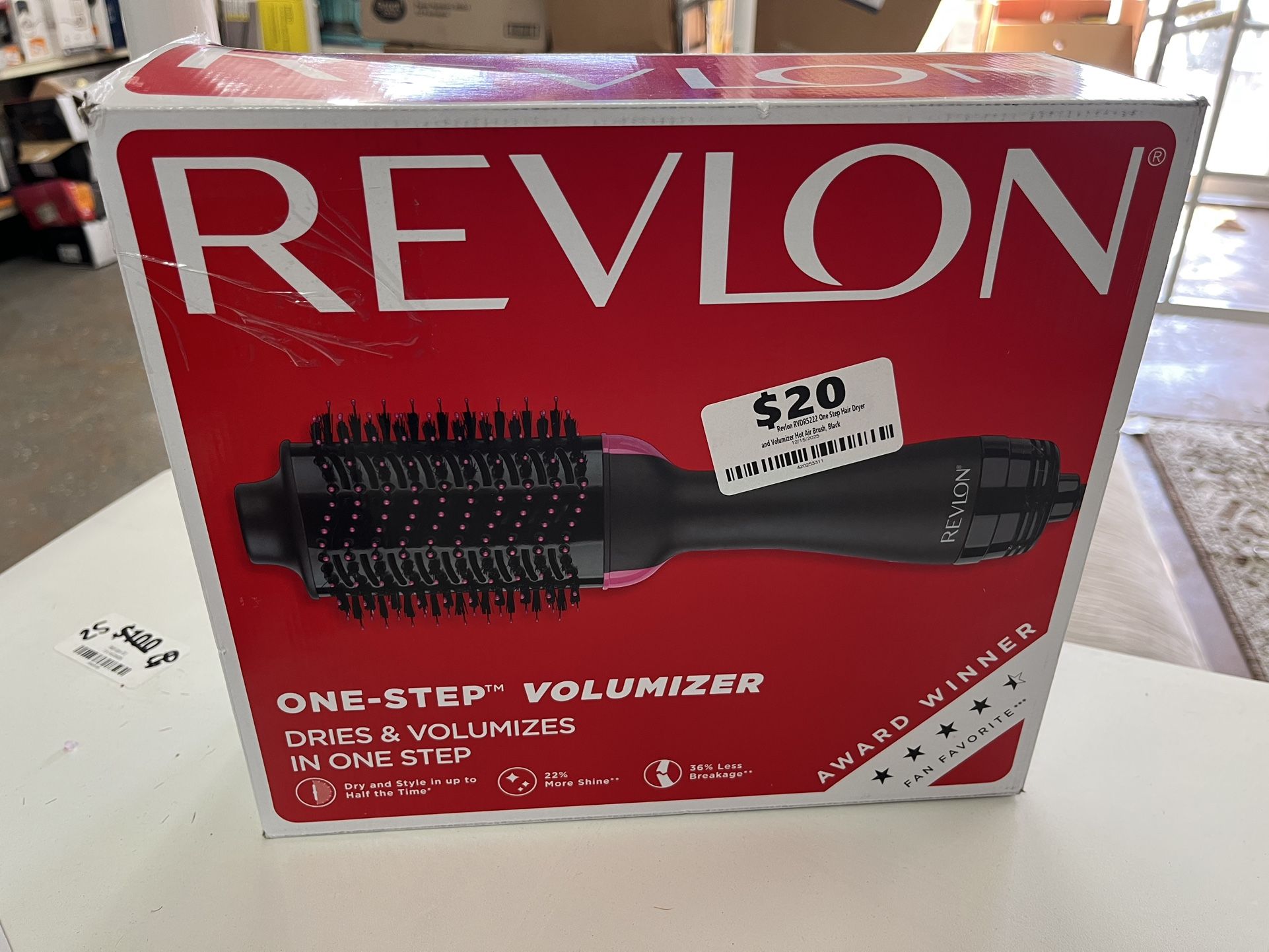 Revlon One-Step Volumizer and Hair Dryer Brush, Black