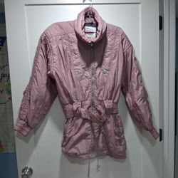 Vintage Obermeyer Light Pink Ski Jacket 10