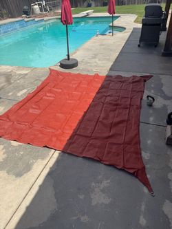 10X10 Large Red Outdoor Sun Shade Sail